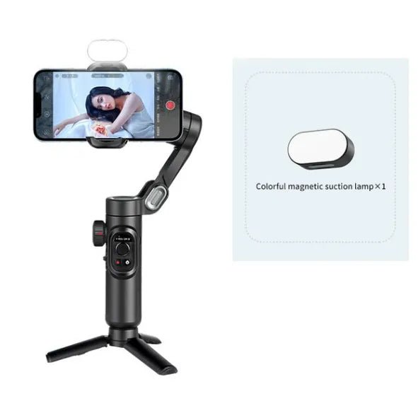 AOCHUAN Smart XE 3-Axis Handheld Gimbal Stabilizer for Smartphone with Fill Light - TechViewTechView