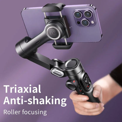 AOCHUAN Smart XE 3-Axis Handheld Gimbal Stabilizer for Smartphone with Fill Light - TechViewTechView